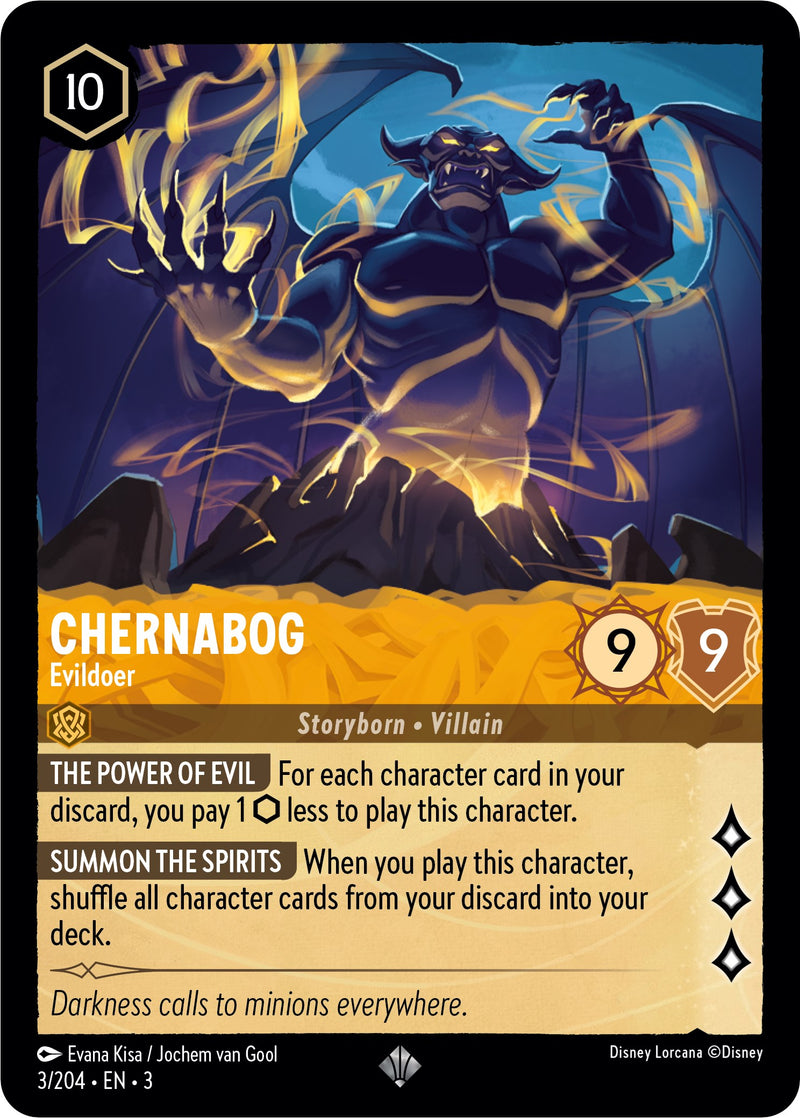 Chernabog - Evildoer (3/204) [Into the Inklands] - The Mythic Store | 24h Order Processing