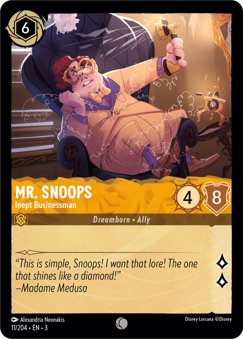 Mr. Snoops - Inept Businessman (11/204) [Into the Inklands] - The Mythic Store | 24h Order Processing