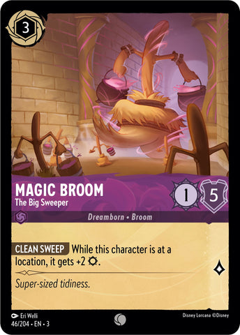 Magic Broom - The Big Sweeper (46//204) [Into the Inklands] - The Mythic Store | 24h Order Processing