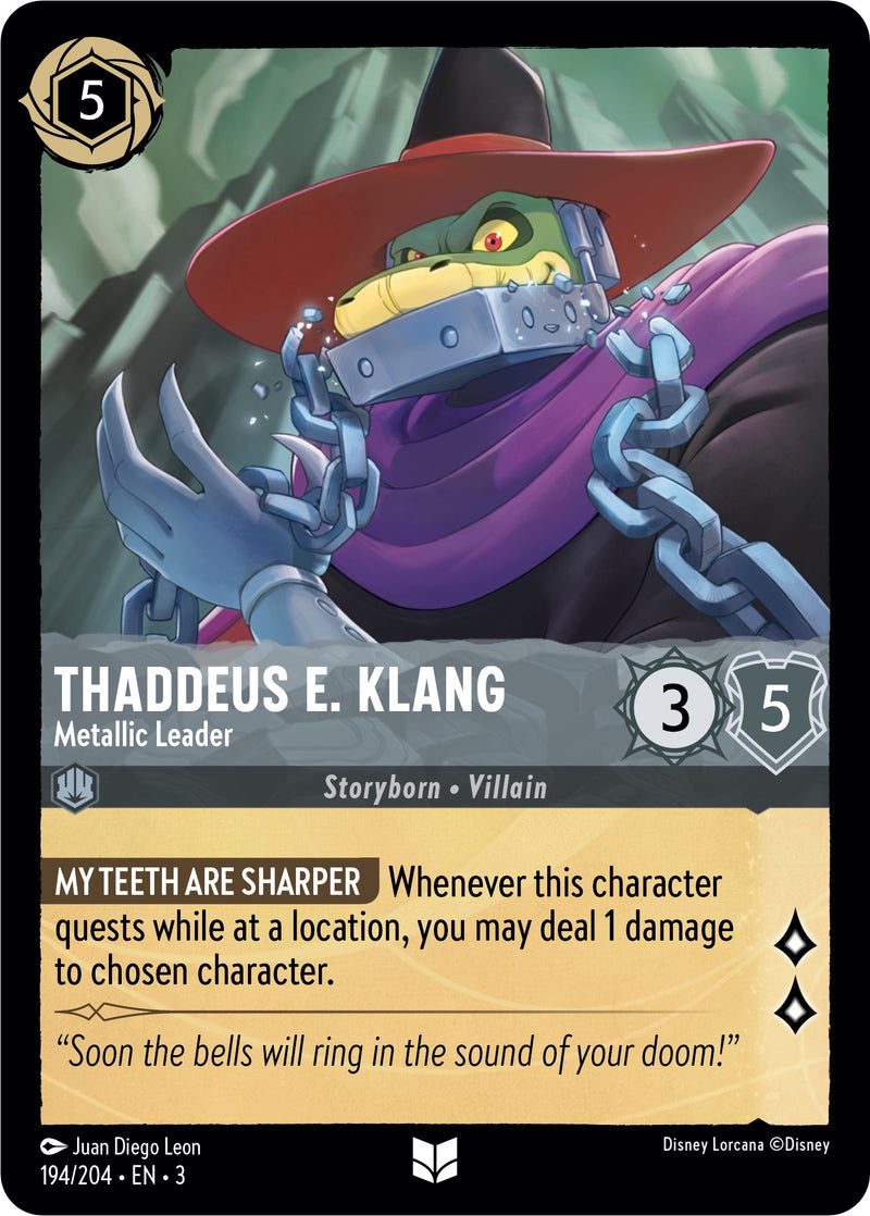 Thaddeus E. Klang - Metallic Leader (194/204) [Into the Inklands] - The Mythic Store | 24h Order Processing