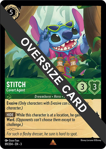 Stitch - Covert Agent (Oversized) (89//204) [Into the Inklands] - The Mythic Store | 24h Order Processing