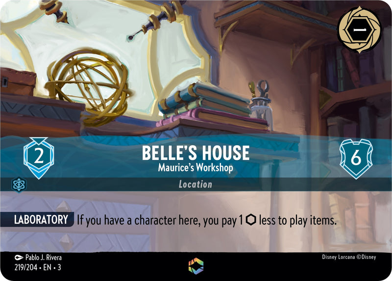 Belle's House - Maurice's Workshop (Enchanted) (219/204) [Into the Inklands] - The Mythic Store | 24h Order Processing