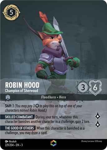 Robin Hood - Champion of Sherwood (Enchanted) (221/204) [Into the Inklands] - The Mythic Store | 24h Order Processing