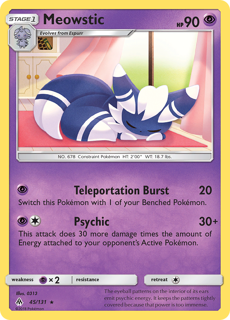 Meowstic (45/131) [Sun & Moon: Forbidden Light] - The Mythic Store | 24h Order Processing