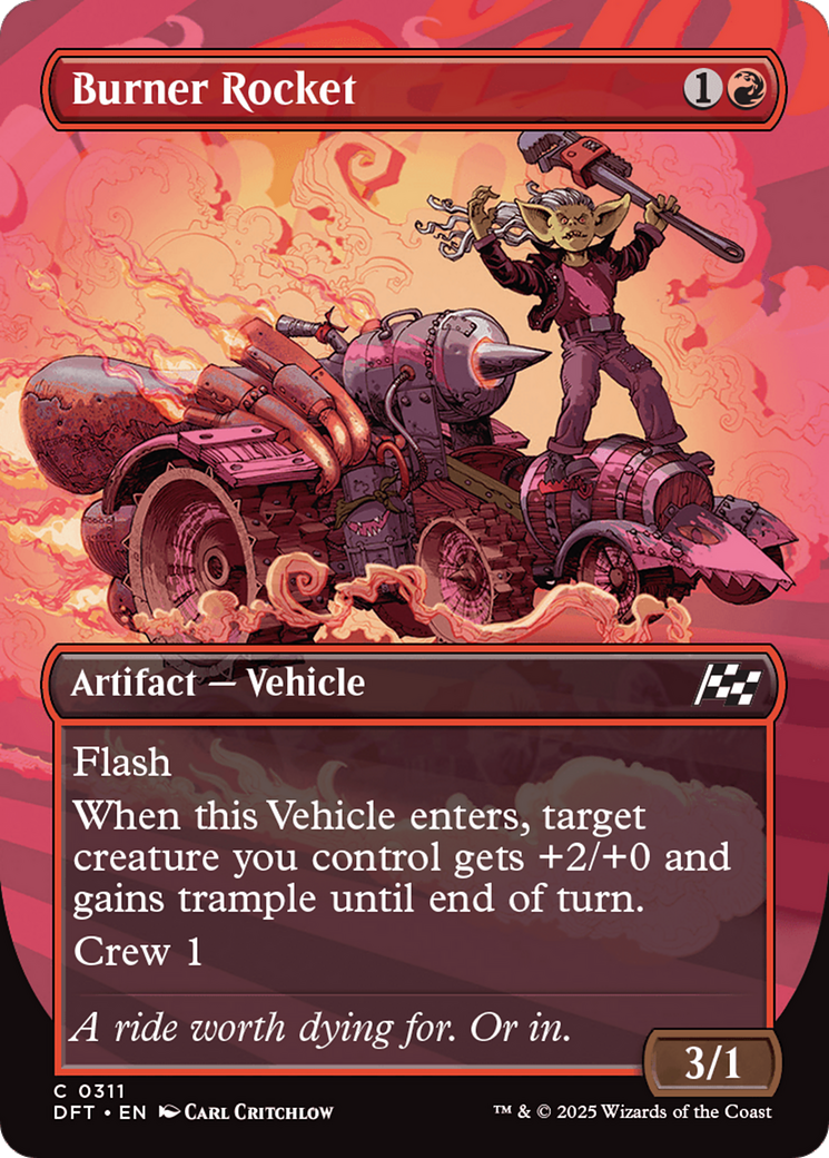 Burner Rocket (Borderless) [Aetherdrift] - The Mythic Store | 24h Order Processing