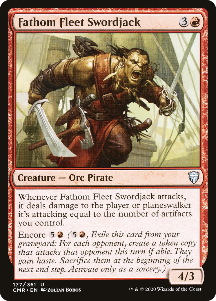 Fathom Fleet Swordjack [Commander Legends] - The Mythic Store | 24h Order Processing