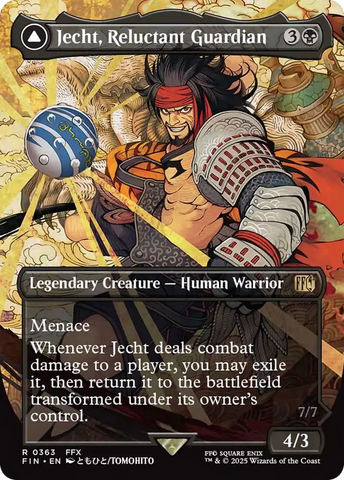 Jecht, Reluctant Guardian // Braska's Final Aeon (Borderless) [FINAL FANTASY] - The Mythic Store | 24h Order Processing