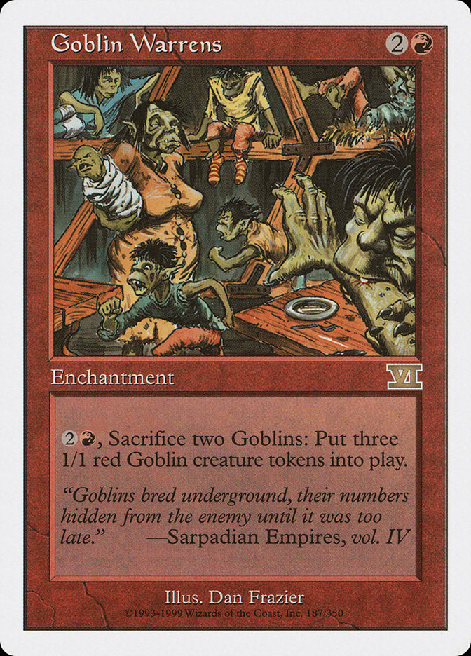 Goblin Warrens [Classic Sixth Edition] - The Mythic Store | 24h Order Processing