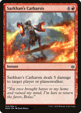 Sarkhan's Catharsis [War of the Spark] - The Mythic Store | 24h Order Processing