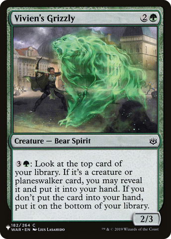 Vivien's Grizzly [The List] - The Mythic Store | 24h Order Processing