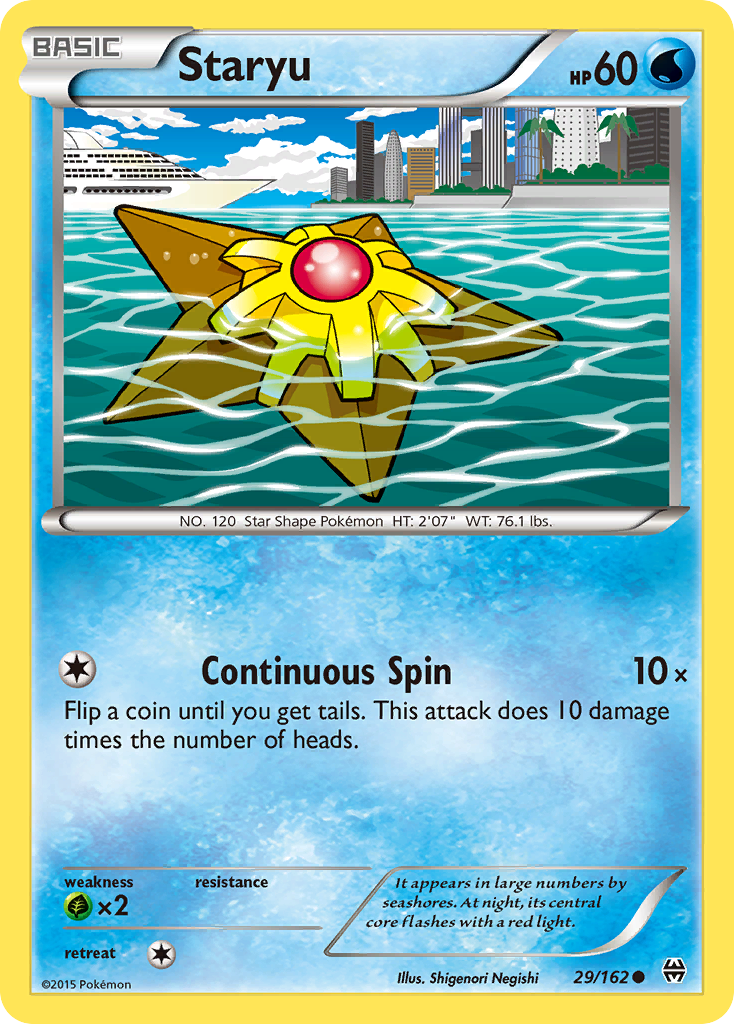 Staryu (29/162) [XY: BREAKthrough] - The Mythic Store | 24h Order Processing