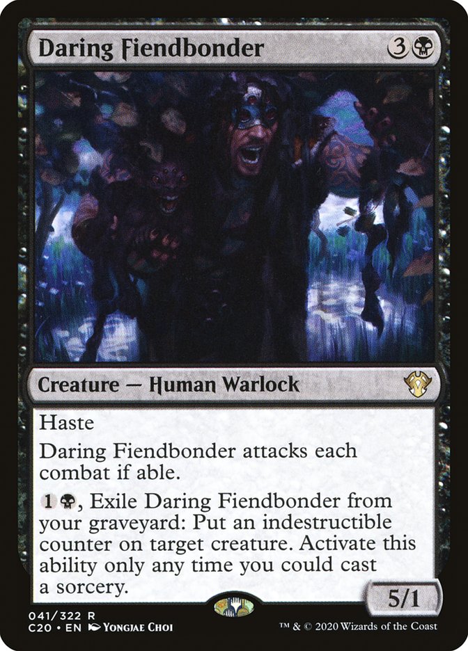 Daring Fiendbonder [Commander 2020] - The Mythic Store | 24h Order Processing