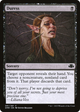 Duress [Dominaria Remastered] - The Mythic Store | 24h Order Processing