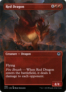 Red Dragon (Borderless Alternate Art) [Dungeons & Dragons: Adventures in the Forgotten Realms] - The Mythic Store | 24h Order Processing