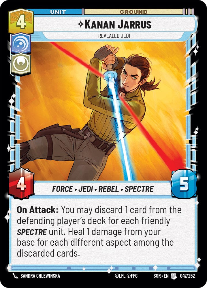 Kanan Jarrus - Revealed Jedi (047/252) [Spark of Rebellion] - The Mythic Store | 24h Order Processing