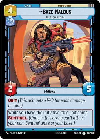 Baze Malbus - Temple Guardian (065/252) [Spark of Rebellion] - The Mythic Store | 24h Order Processing