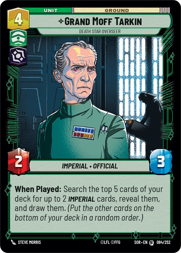 Grand Moff Tarkin - Death Star Overseer (084/252) [Spark of Rebellion] - The Mythic Store | 24h Order Processing