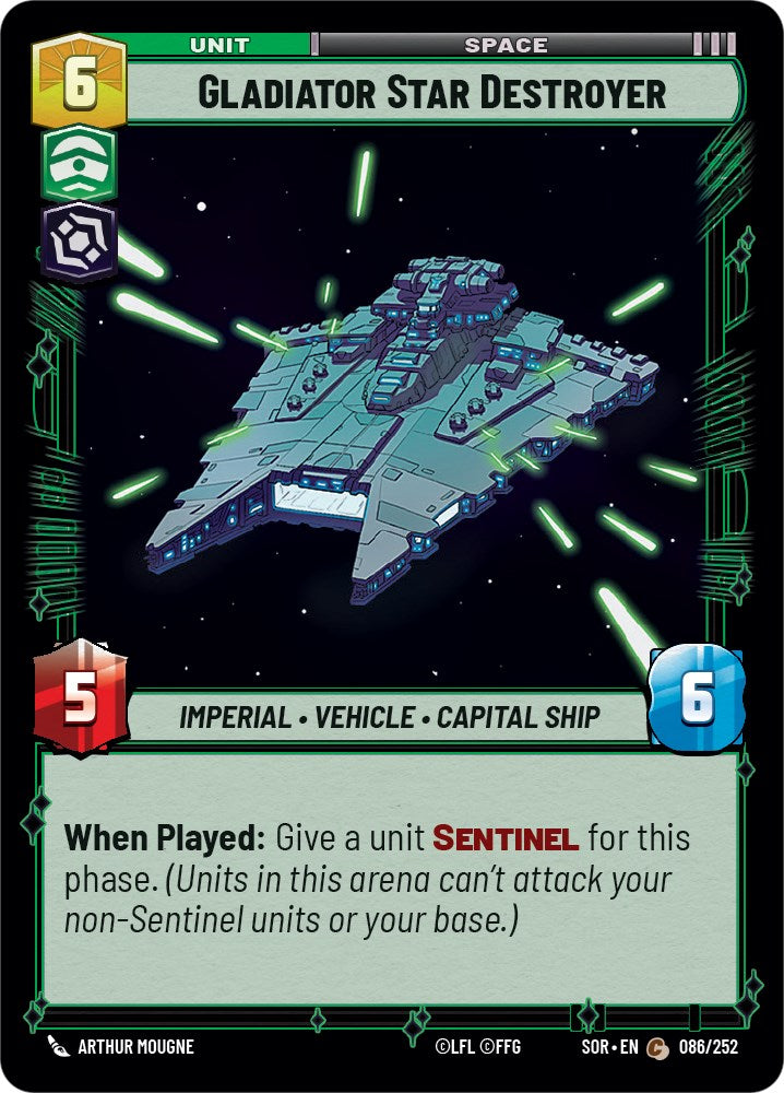 Gladiator Star Destroyer (086/252) [Spark of Rebellion] - The Mythic Store | 24h Order Processing