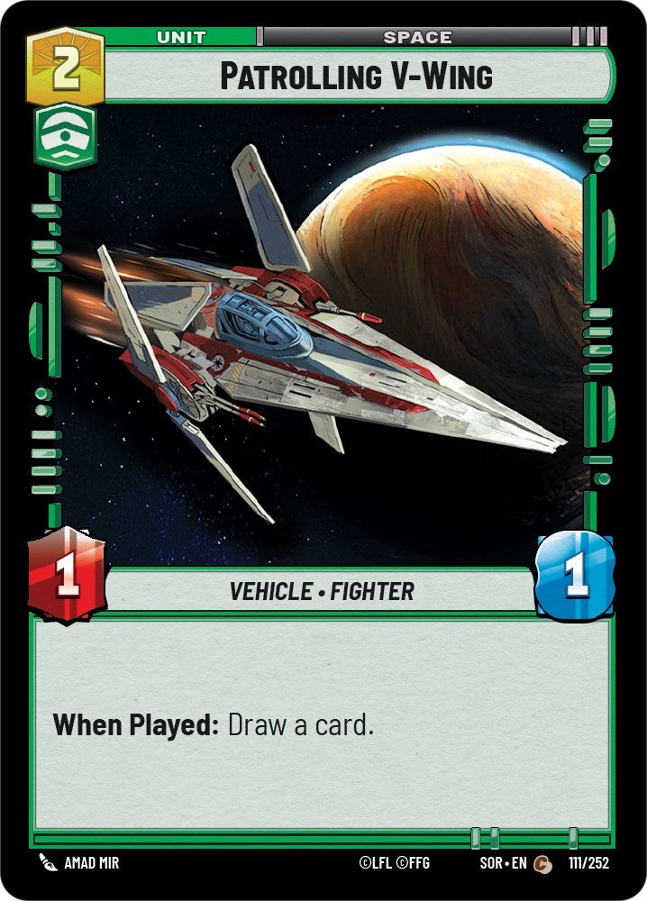 Patrolling V-Wing (111/252) [Spark of Rebellion] - The Mythic Store | 24h Order Processing