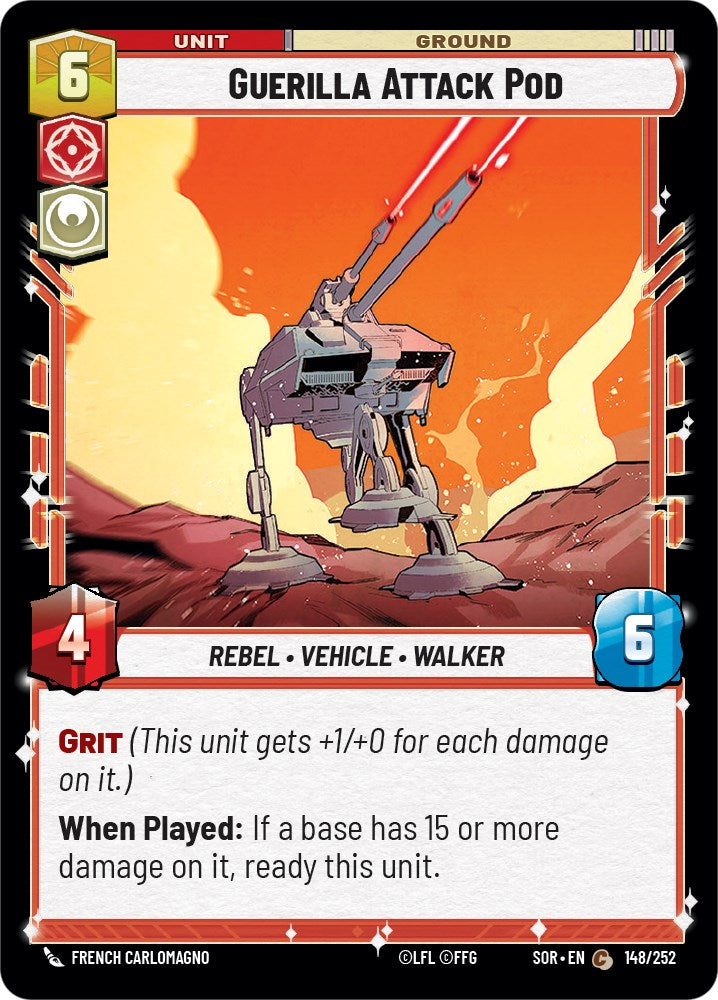 Guerilla Attack Pod (148/252) [Spark of Rebellion] - The Mythic Store | 24h Order Processing