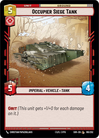 Occupier Siege Tank (165/252) [Spark of Rebellion] - The Mythic Store | 24h Order Processing