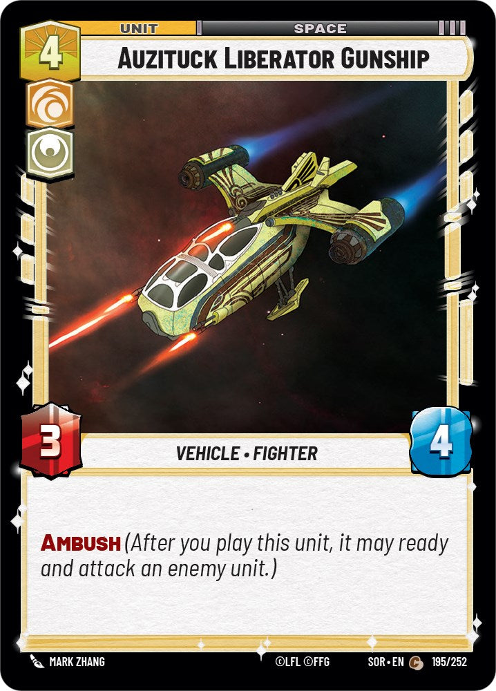 Auzituck Liberator Gunship (195/252) [Spark of Rebellion] - The Mythic Store | 24h Order Processing