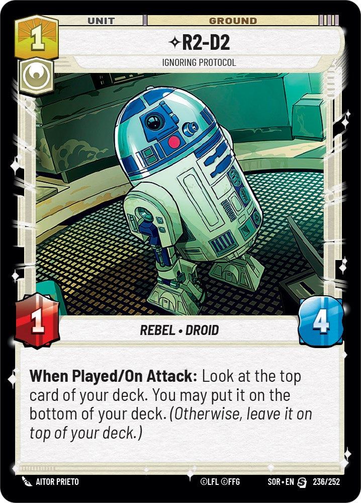 R2-D2 - Ignoring Protocol (236/252) [Spark of Rebellion] - The Mythic Store | 24h Order Processing