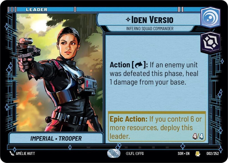 Iden Versio - Inferno Squad Commander (002/252) [Spark of Rebellion] - The Mythic Store | 24h Order Processing