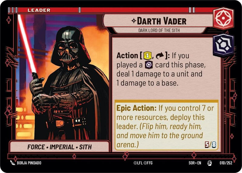 Darth Vader - Dark Lord of the Sith (010/252) [Spark of Rebellion] - The Mythic Store | 24h Order Processing