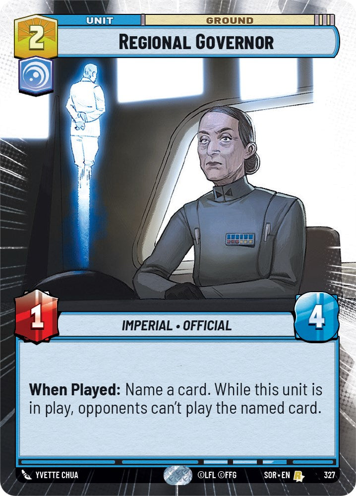 Regional Governor (Hyperspace) (327) [Spark of Rebellion] - The Mythic Store | 24h Order Processing