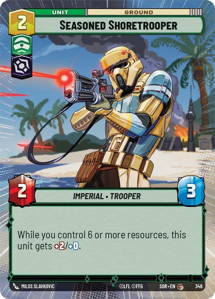 Seasoned Shoretrooper (Hyperspace) (346) [Spark of Rebellion] - The Mythic Store | 24h Order Processing