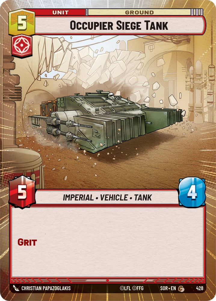 Occupier Siege Tank (Hyperspace) (428) [Spark of Rebellion] - The Mythic Store | 24h Order Processing