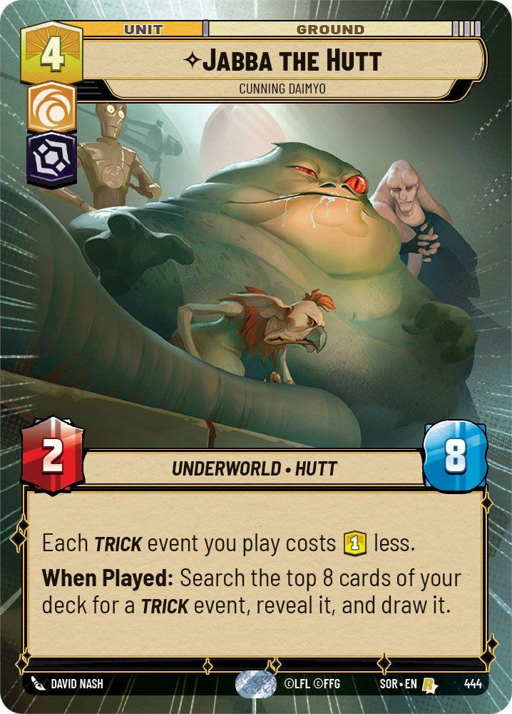 Jabba the Hutt - Cunning Daimyo (Hyperspace) (444) [Spark of Rebellion] - The Mythic Store | 24h Order Processing