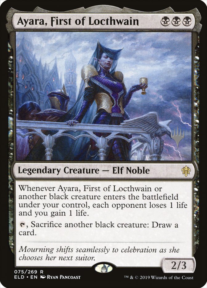 Ayara, First of Locthwain (Promo Pack) [Throne of Eldraine Promos] - The Mythic Store | 24h Order Processing