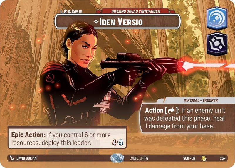 Iden Versio - Inferno Squad Commander (Showcase) (254) [Spark of Rebellion] - The Mythic Store | 24h Order Processing