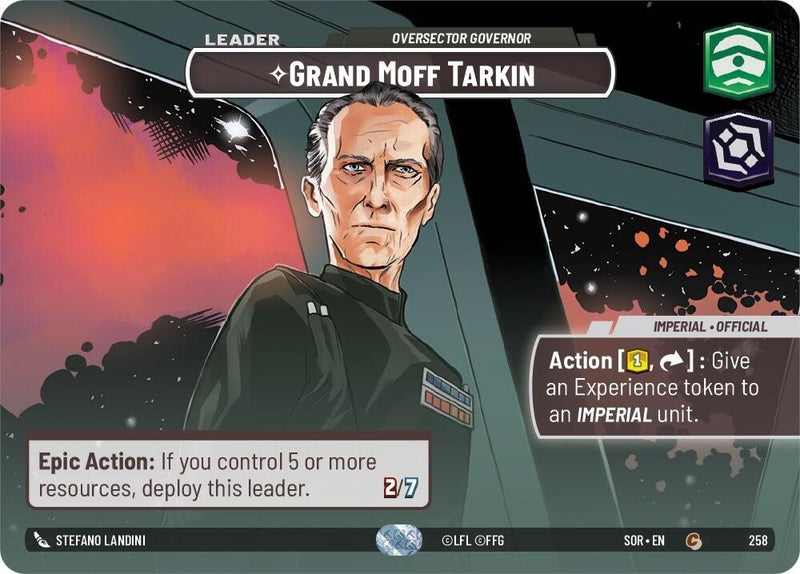 Grand Moff Tarkin - Oversector Governor (Showcase) (258) [Spark of Rebellion] - The Mythic Store | 24h Order Processing