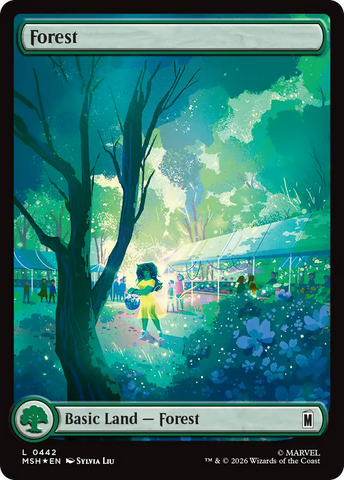 Forest (0442) (Surge Foil) [Marvel Super Heroes] - The Mythic Store | 24h Order Processing