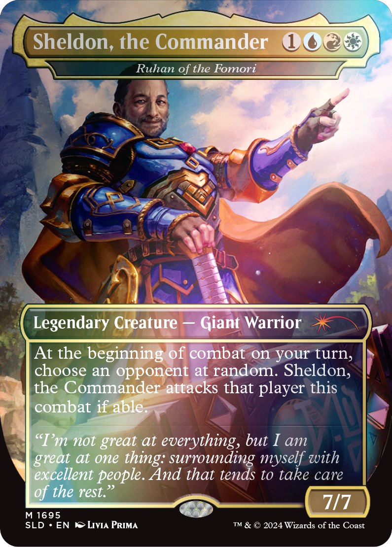 Sheldon, the Commander - Ruhan of the Fomori (Rainbow Foil) [Secret Lair Drop Series] - The Mythic Store | 24h Order Processing