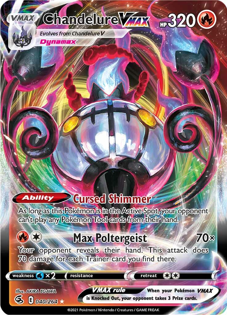 Chandelure VMAX (040/264) [Sword & Shield: Fusion Strike] - The Mythic Store | 24h Order Processing
