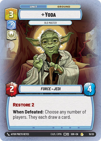 Yoda - Old Master (16/20) [Spark of Rebellion: Weekly Play] - The Mythic Store | 24h Order Processing