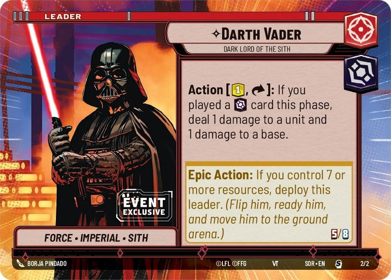 Darth Vader - Dark Lord of the Sith (Hyperspace) (Event Promo) (2/2) [Miscellaneous] - The Mythic Store | 24h Order Processing