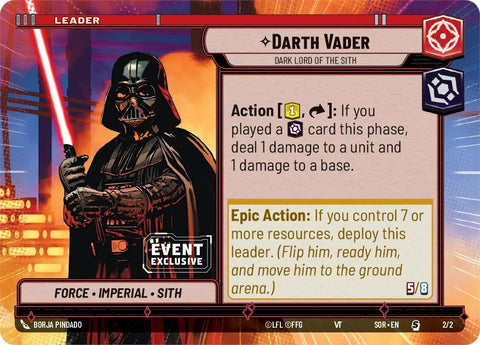 Darth Vader - Dark Lord of the Sith (2/2) (Hyperspace) (Event Promo) (2/2) [Miscellaneous] - The Mythic Store | 24h Order Processing