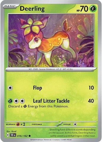 Deerling (016/162) [Scarlet & Violet: Temporal Forces] - The Mythic Store | 24h Order Processing