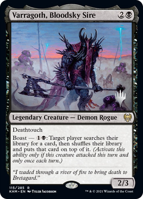 Varragoth, Bloodsky Sire (Promo Pack) [Kaldheim Promos] - The Mythic Store | 24h Order Processing