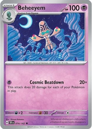 Beheeyem (074/162) [Scarlet & Violet: Temporal Forces] - The Mythic Store | 24h Order Processing