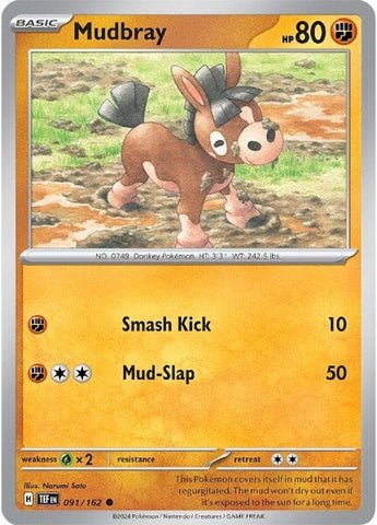 Mudbray (091/162) [Scarlet & Violet: Temporal Forces] - The Mythic Store | 24h Order Processing