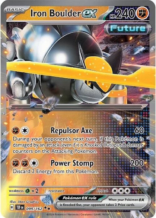 Iron Boulder ex (099/162) [Scarlet & Violet: Temporal Forces] - The Mythic Store | 24h Order Processing