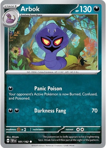 Arbok (101/162) [Scarlet & Violet: Temporal Forces] - The Mythic Store | 24h Order Processing