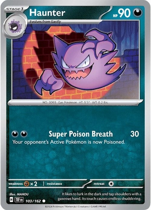 Haunter (103/162) [Scarlet & Violet: Temporal Forces] - The Mythic Store | 24h Order Processing