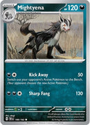 Mightyena (106/162) [Scarlet & Violet: Temporal Forces] - The Mythic Store | 24h Order Processing
